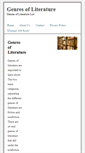 Mobile Screenshot of genresofliterature.com